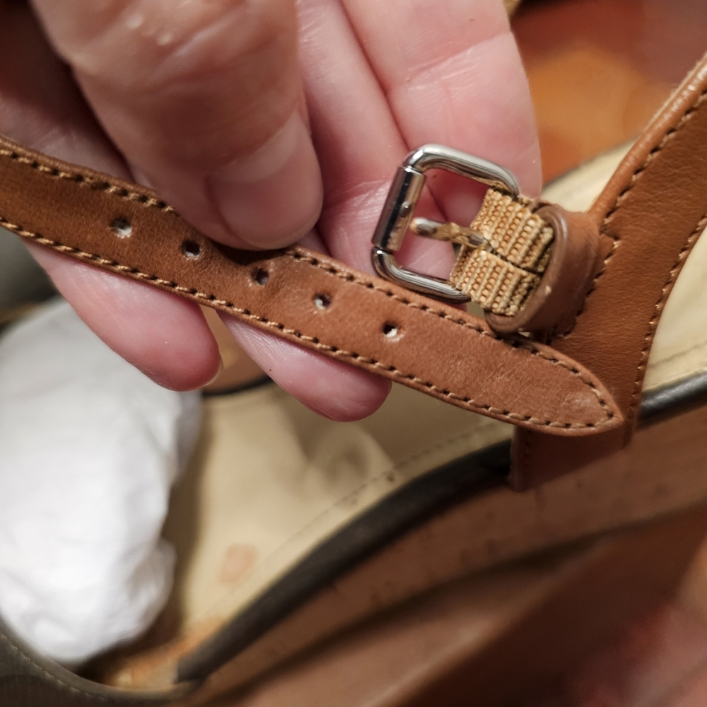 Coach Hinsdale Camo Wedge Sandals - Picture 13 of 17